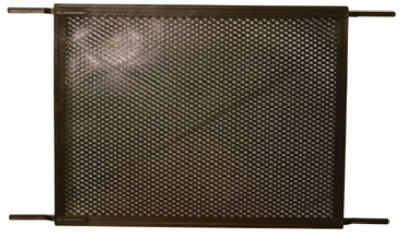 Slide-Co PL-15516 Plastic Molded Swinging Screen/Storm Door Grill, Bronze