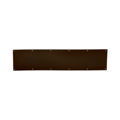 Schlage SC8400B-716-6X30 Solid Brass Kick Plate, Aged Bronze, 6'' x 30''