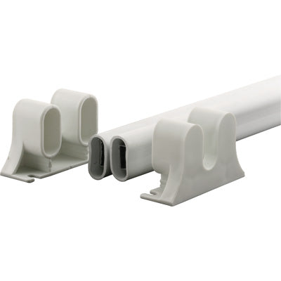 Slide-Co K-5167 Swinging Screen Door Push Bar, White