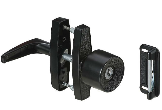 National Hardware® N178-806 Universal Keyed Knob Latch, Black