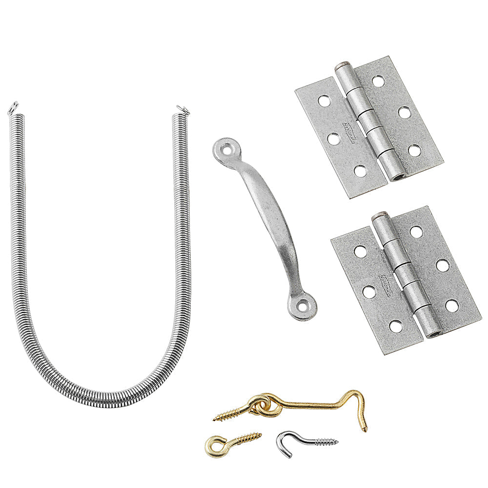 National Hardware® N107-490 Screen & Storm Door Set, Galvanized