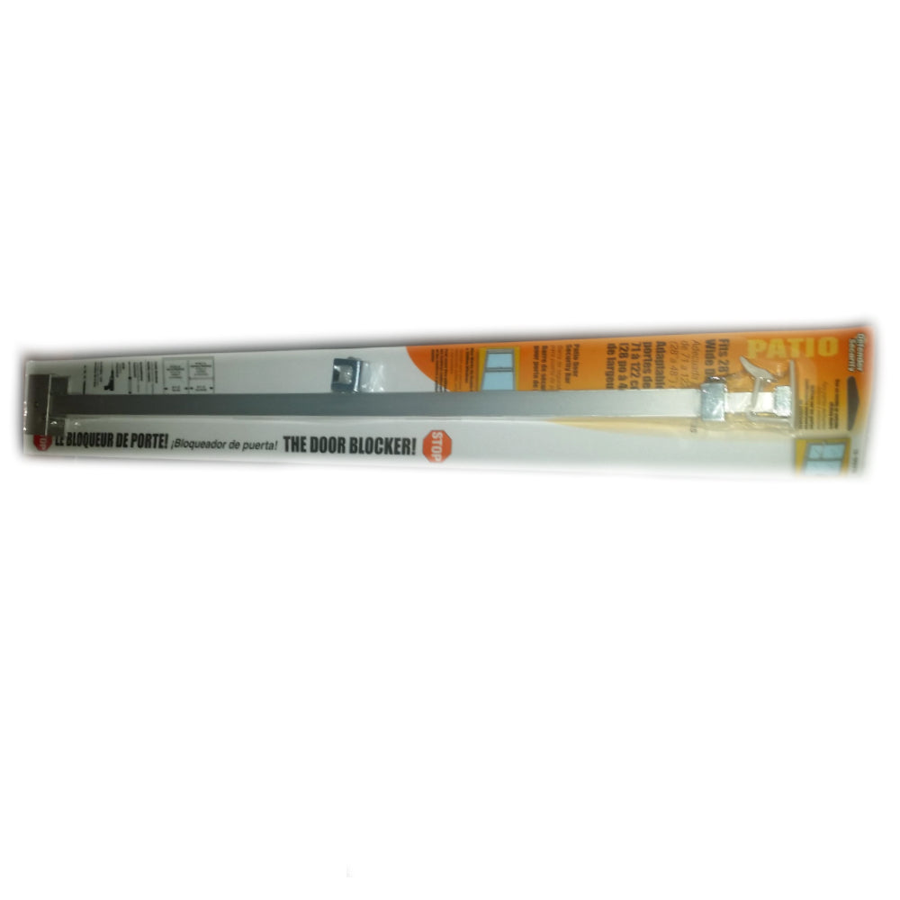 Prime Line U 9920 Adjustable Sliding Door Bar, Aluminium, 28" to 48"