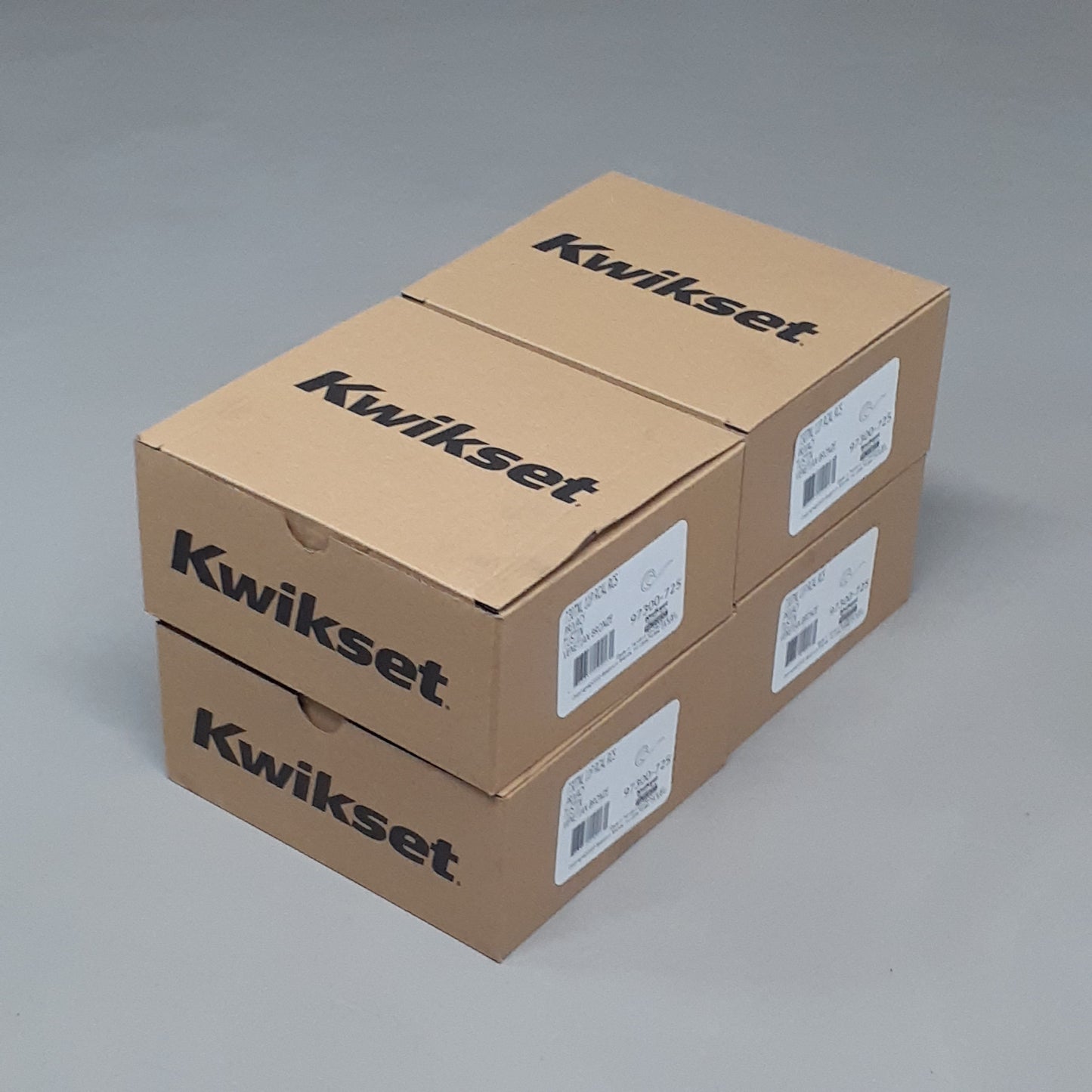 KWIKSET 4-Pack! Tustin Bed/Bath Lever Venetian Bronze 97300-725 (New)