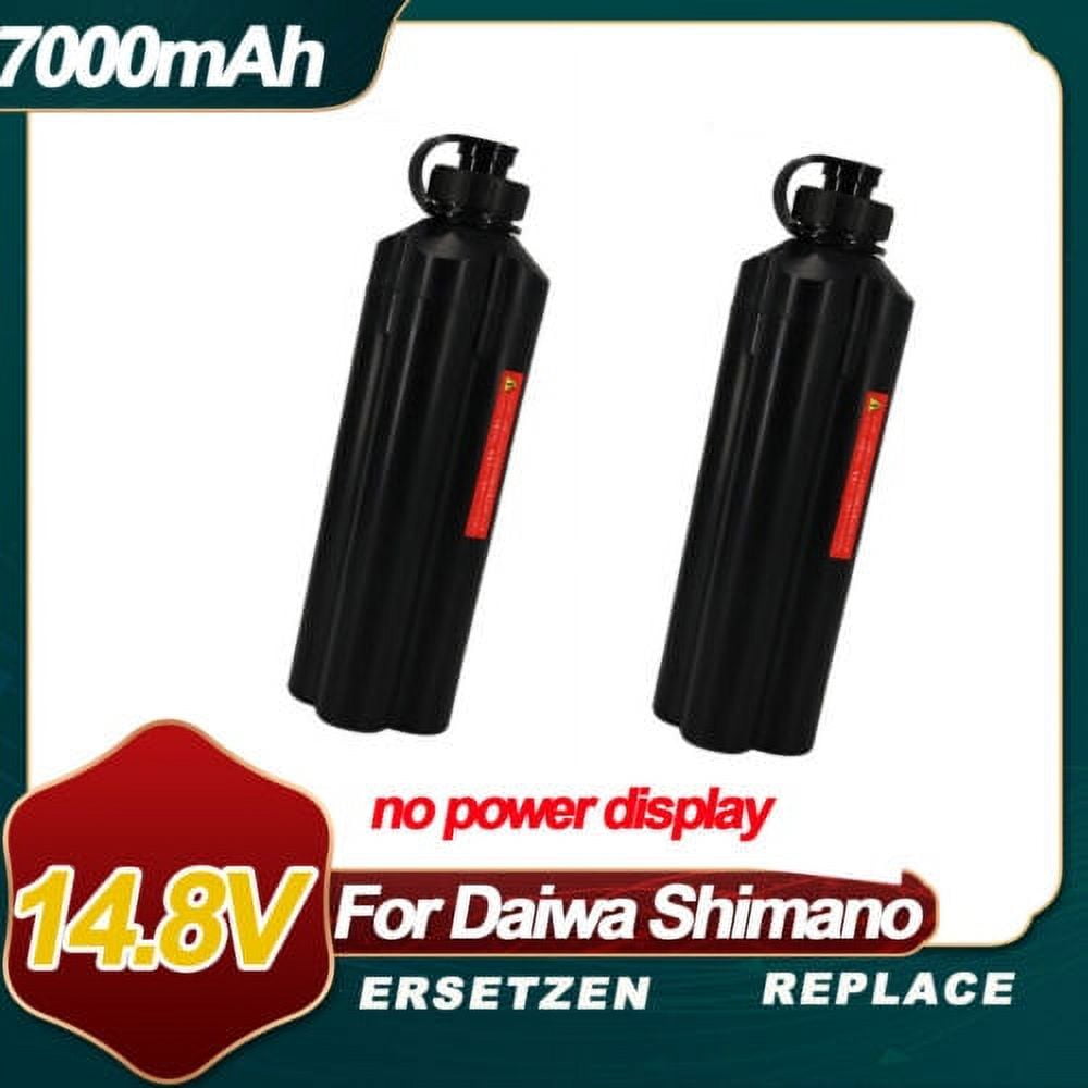 2x7000mAh Electric Fishing Reel Battery For Daiwa Tanacom shimano 3000XP EJ, 201