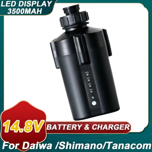3500mAh For Daiwa Shimano Electric Fishing Reel Battery Tanacom 1000 750 SB800 1200 800mj updated With Power Display
