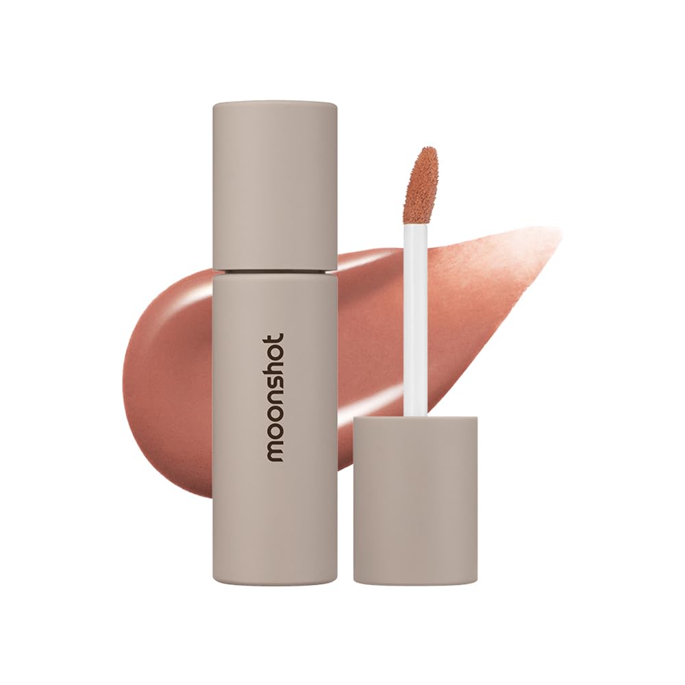 Moonshot KOREA Conscious Fit Mellow Lip Tint&Foundation Lip Stain Gift Set k-beauty Mother's Day Gifts for Mom (01 Uni Beige, 1)