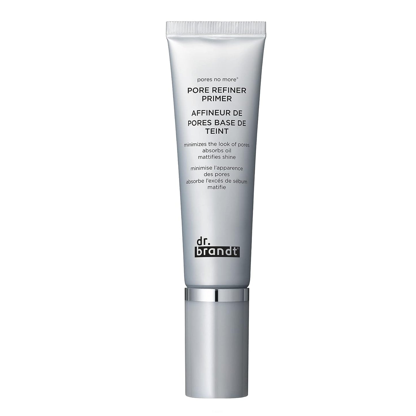 Brandt Pores No More Pore Refiner Primer. Pore Refiner and Makeup Primer. Mattifies Skin and Refines the Look of Pores, 1 fl oz