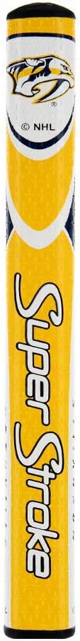 SuperStroke NHL Golf Putter Grip (Mid Slim™ 2.0) | Cross-Traction Surface Texture and Oversized Profile | Even Grip Pressure for a More Consistent Stroke | Non-Slip Grip