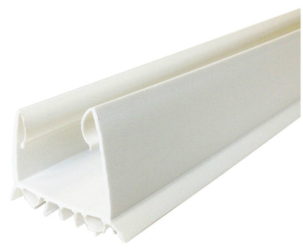 M-D Building 43336 White Slide On Door Seal, 36" L, Vinyl