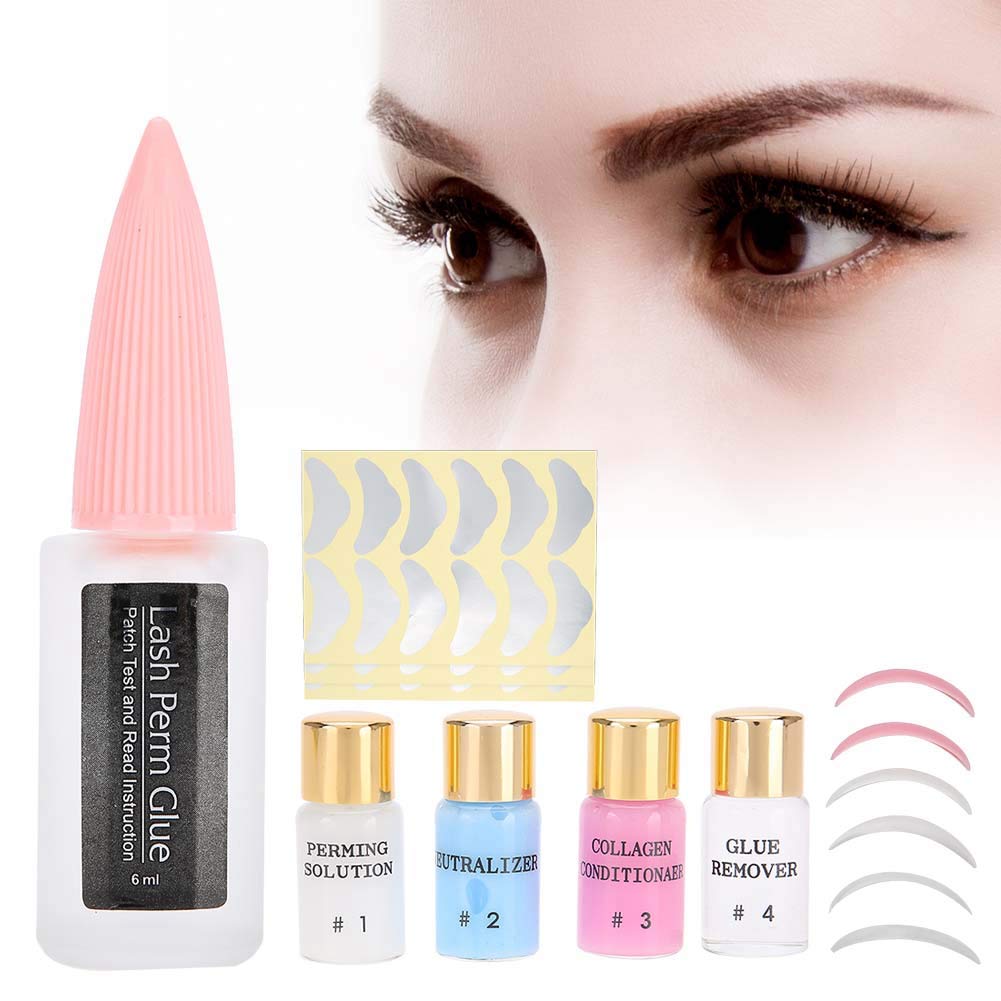 Curling Eyelashes Perm Kit, Professional Quality Lash Lift, Semi-Permanent Curling Perming Wave, Eye Lashes Curling Makeup Tools Set For Salon For Professional Use eyelash lift kit