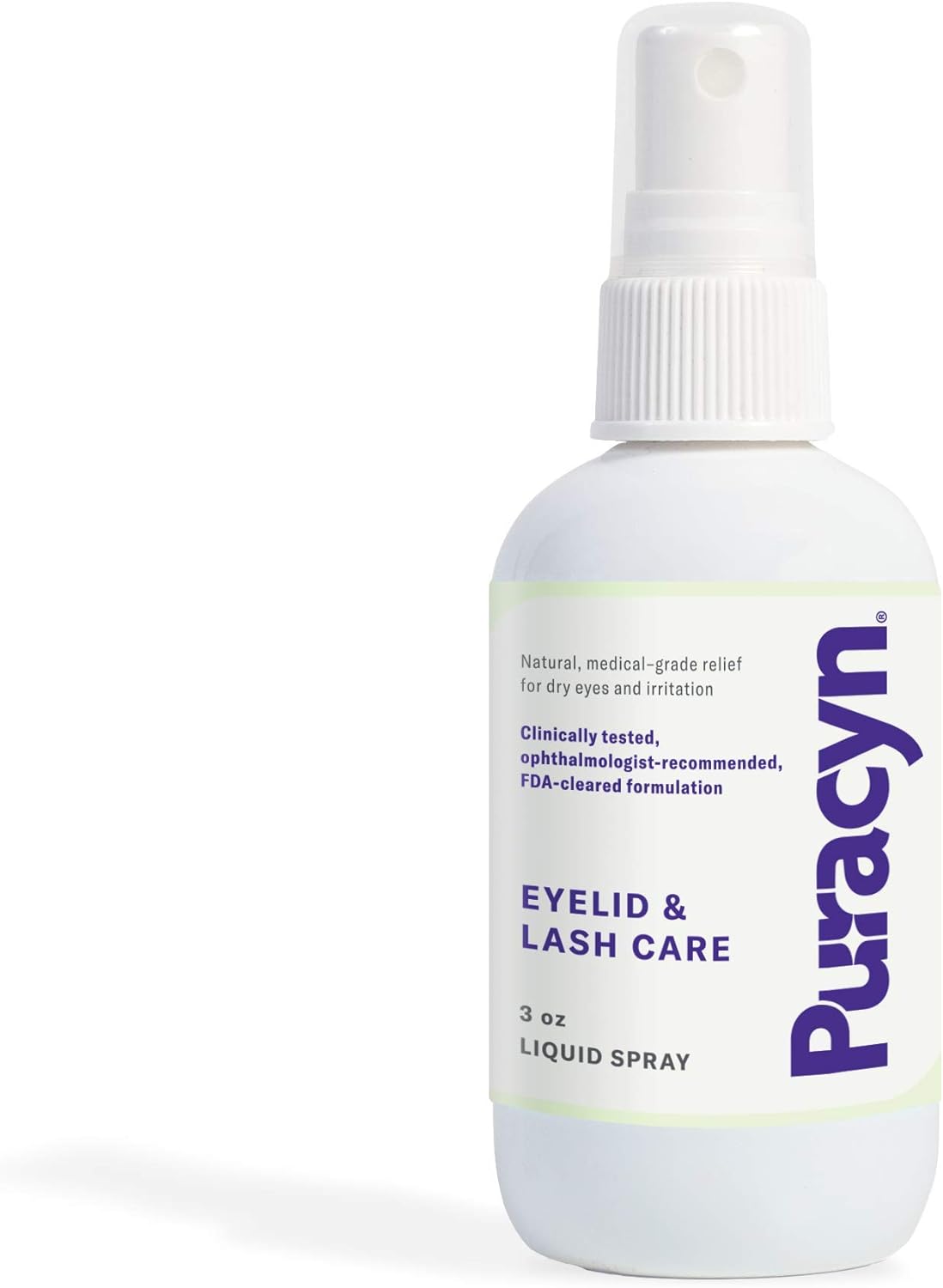 Eyelid and Lash Care - Natural, Medical-Grade Spray for Effective Relief from Styes, Blepharitis, and Irritation, 3 oz Bottle