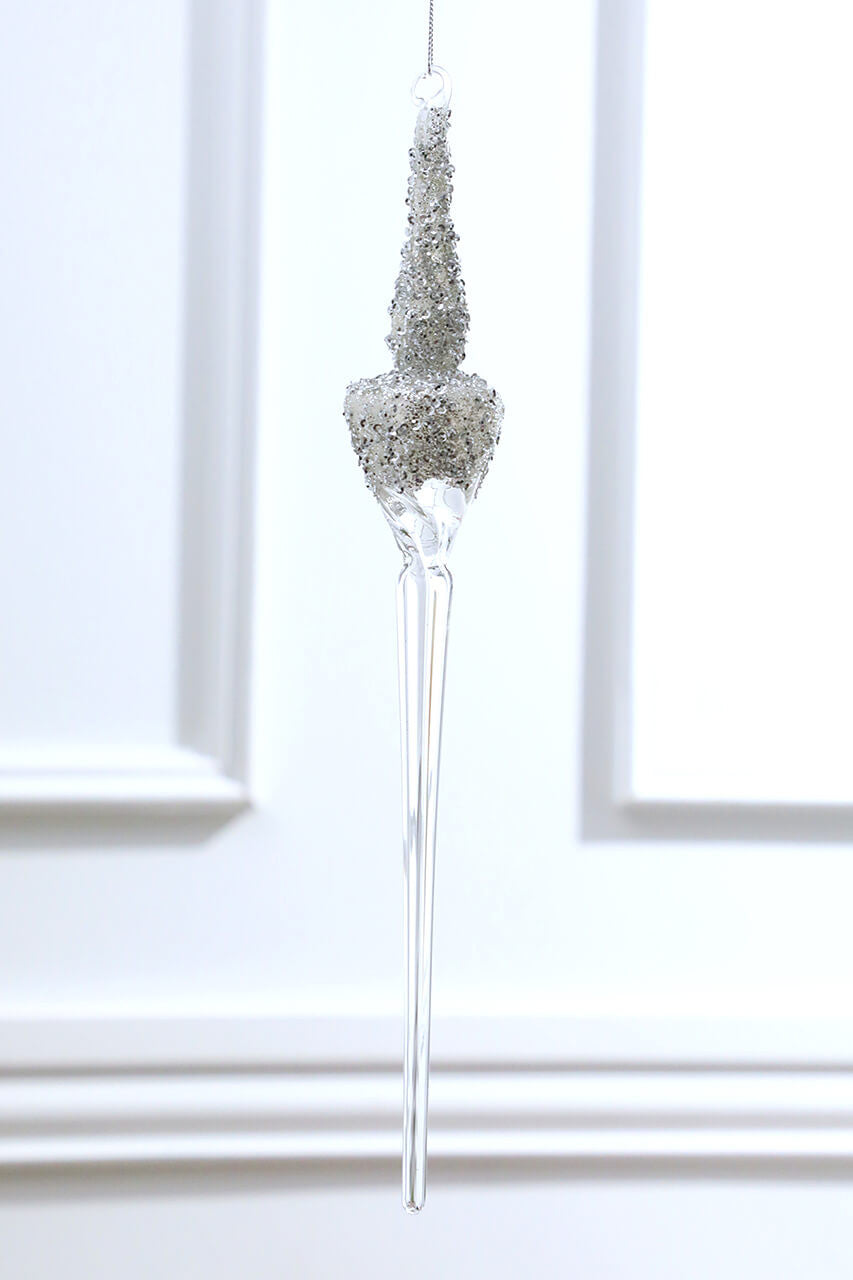 Bell 14” Glass Finial Ornament