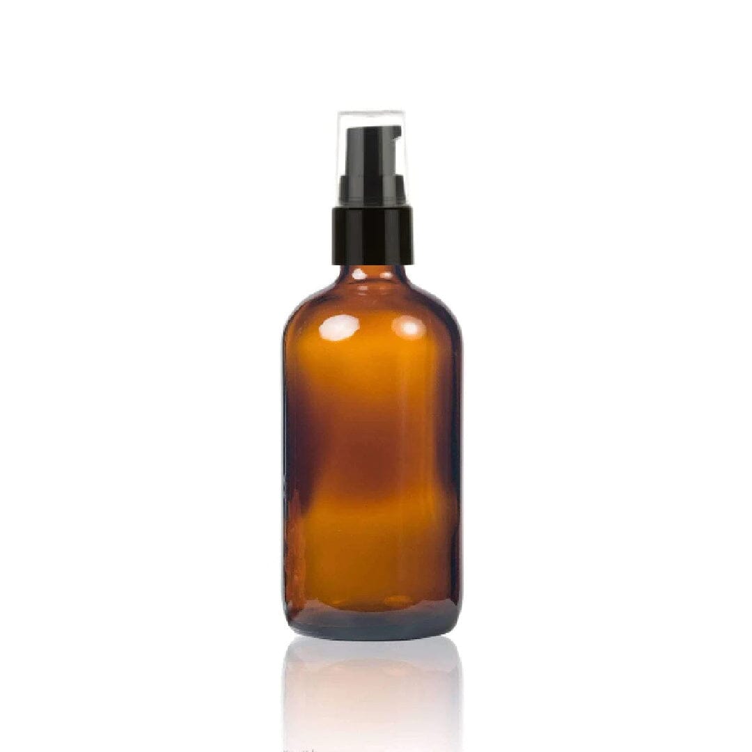 8 oz Amber Glass Bottle w/ Treatment Pump