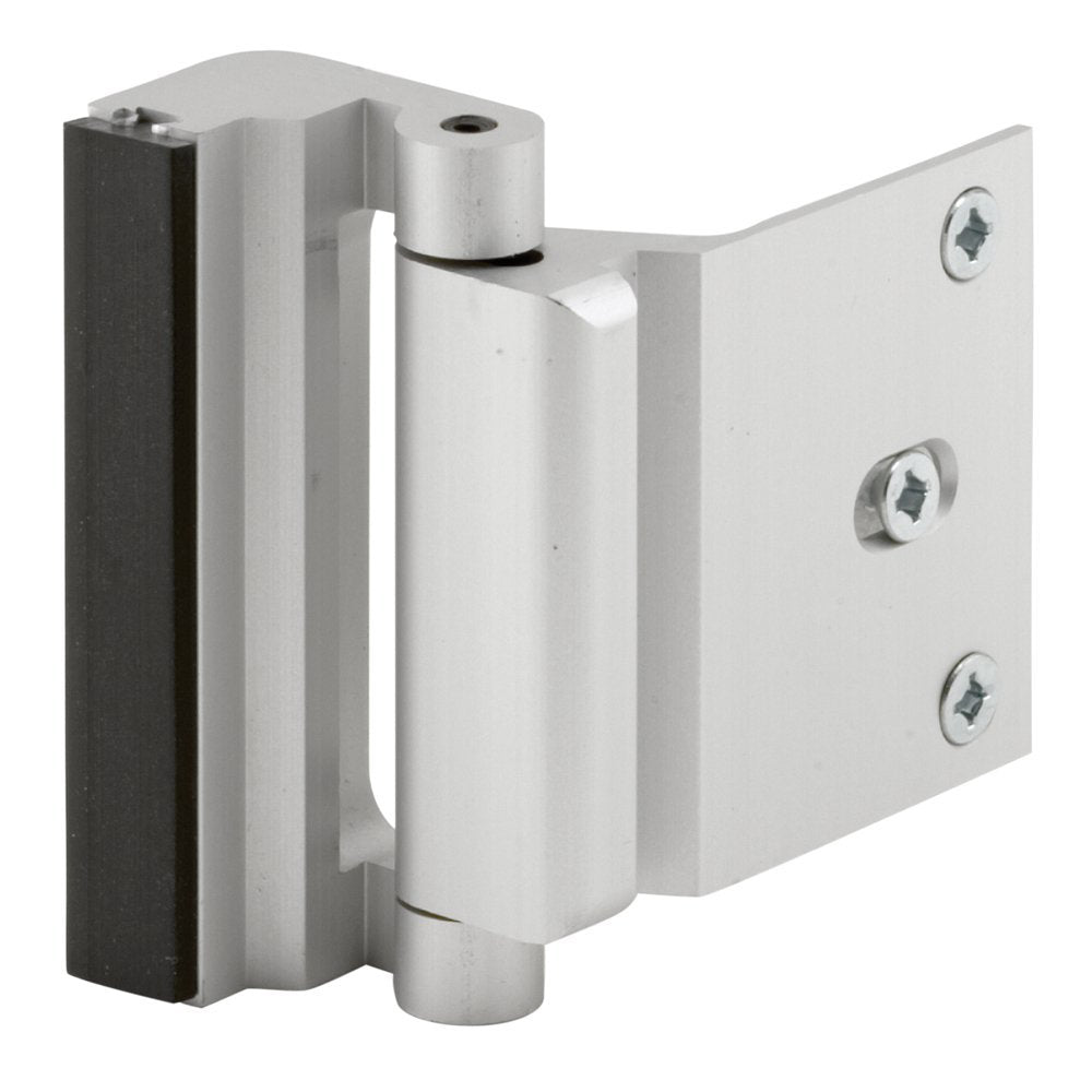 Prime Line U-10827 Defender Security Door Blocker Entry Door Stop, Satin Nickel