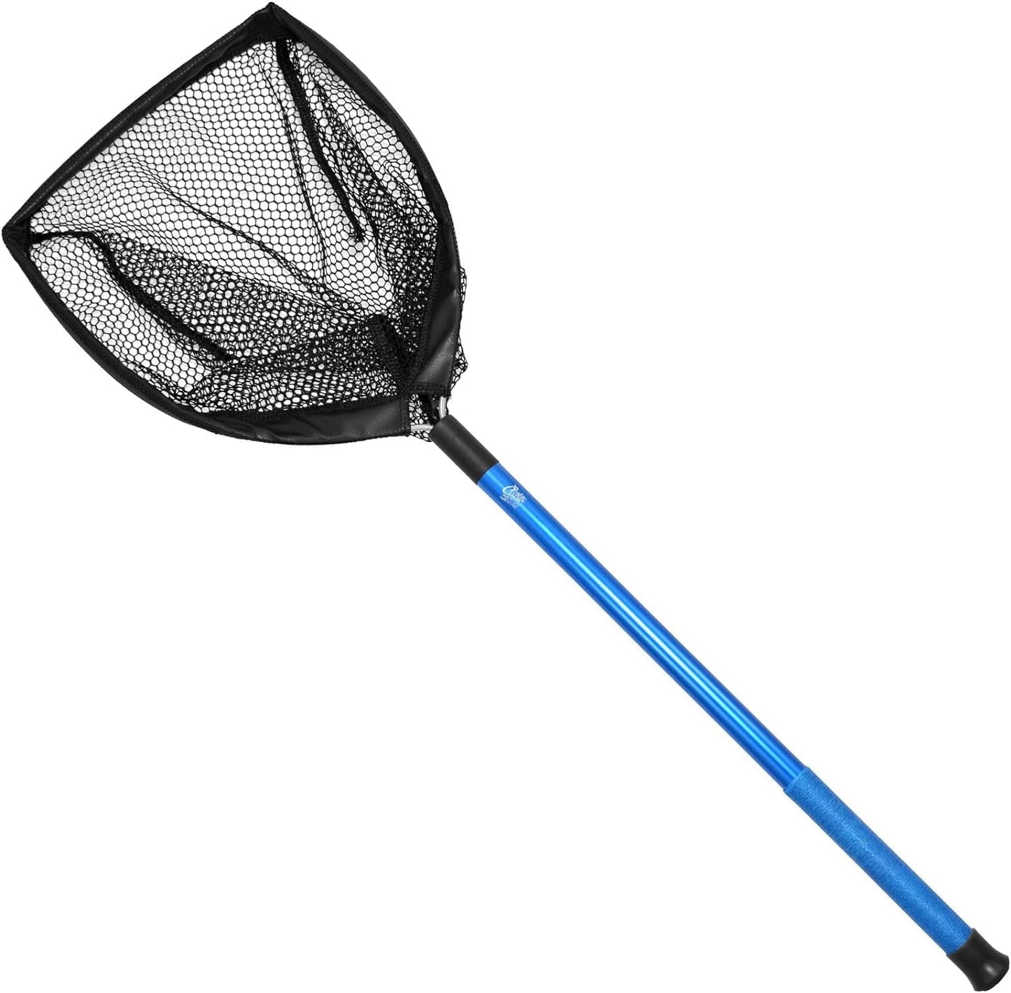 Baitwell Fishing Net Durable Lightweight Net Containment System With 18' Aluminum Handle, Non-Slip Grip & Replaceable Net For Saltwater & Freshwater Use