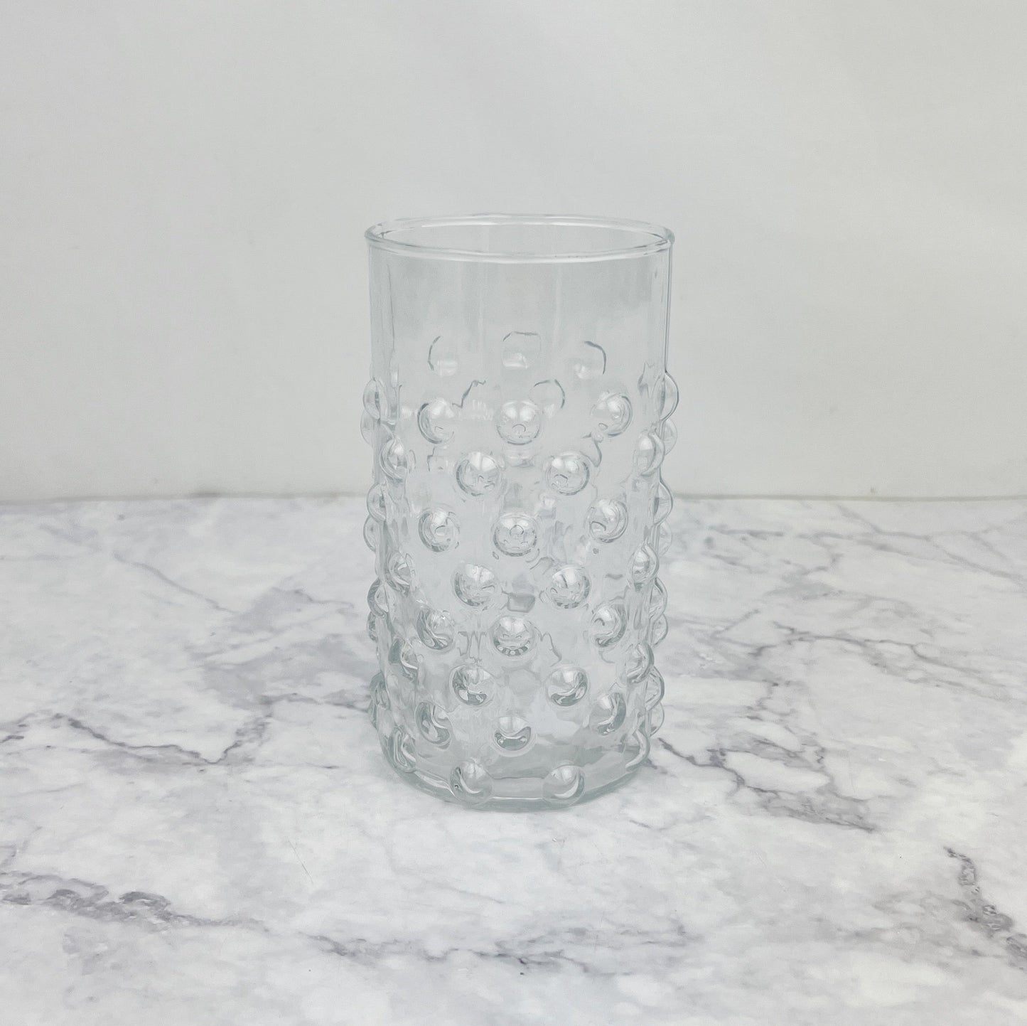 Hobnail Drinking Glass