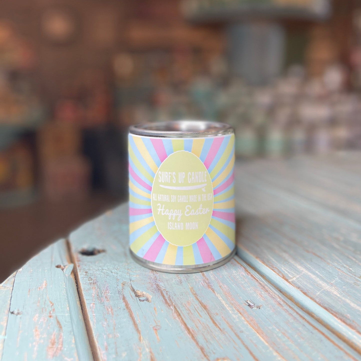 Easter Egg Island Moon Paint Can Candle - Easter Collection