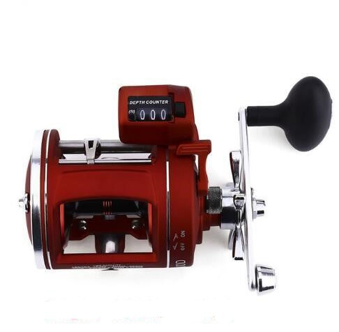 Fishing Reel & Electronic Depth Counter