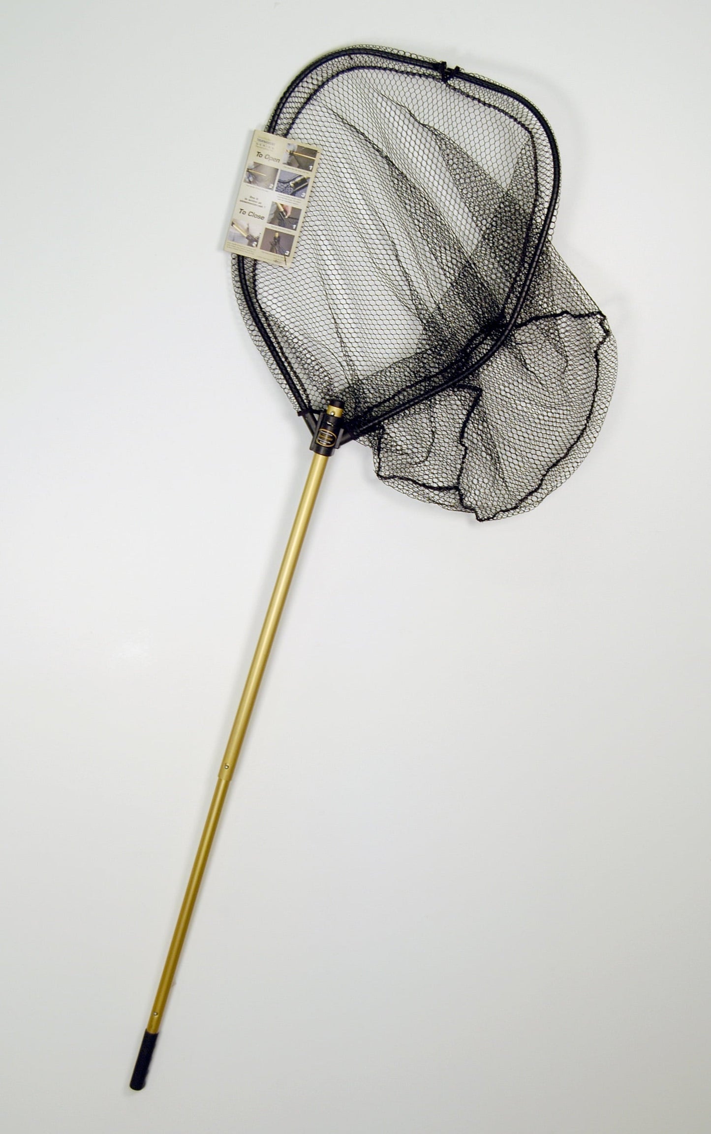 Stowmaster Bass - Walleye Landing Net 20In X 24In Hoop 72In Handle - Stowed 11In X 34In TS72NG