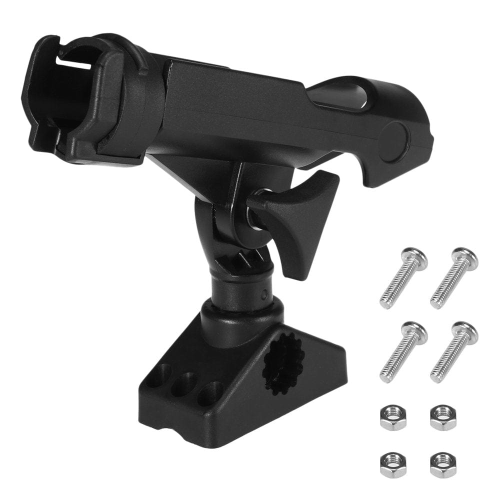 Adjustable Fishing Boat Rods Holder Rack 360 Degree Rotatable Kayak Fishing Rod Holder Mount