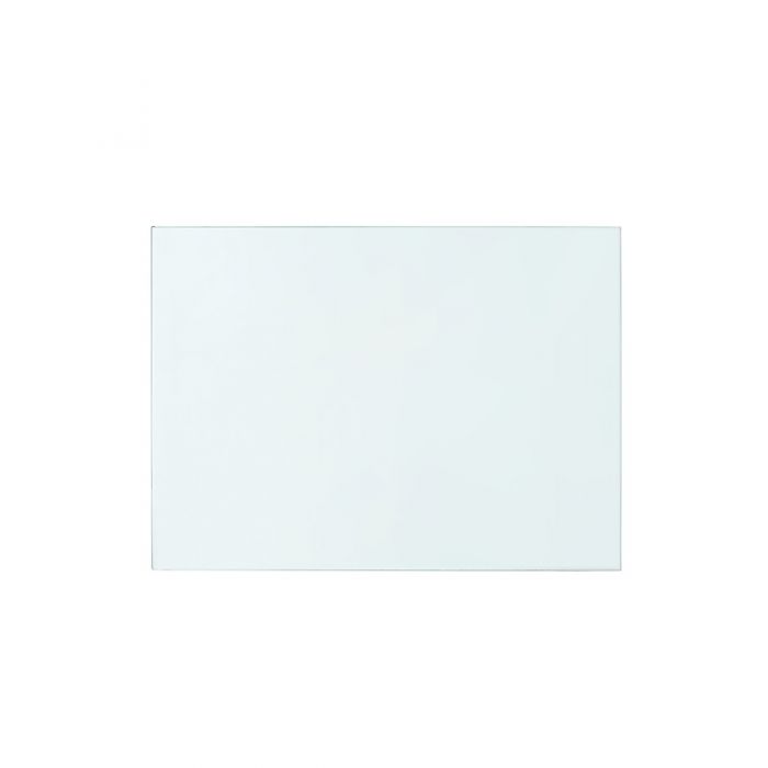 Claudette 1-Drawer Side Table Glass Top, Clear