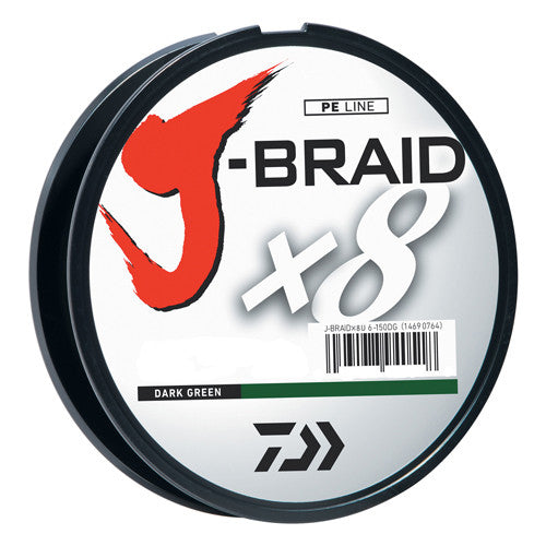 J-Braid 15lb DkGreen 300m - GhillieSuitShop
