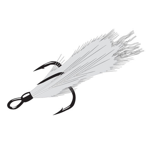 Feathered Treble Wxr 6, 2 Hooks P/P - GhillieSuitShop