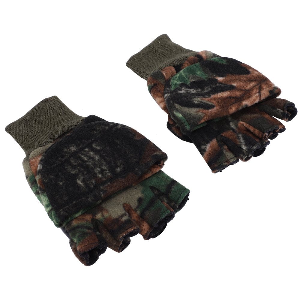 Haofy Quick Dry Fishing Vest Fishing Gloves Thicken Warm Winter Wear‑Resistance and Freeze Protection Dual Purpose Gloves Fishing