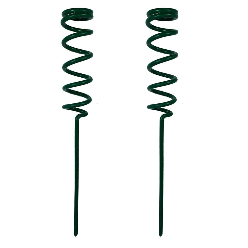 Heavy Duty Spiral Fishing Rod Ground Support Stand Holder (2 Packs)