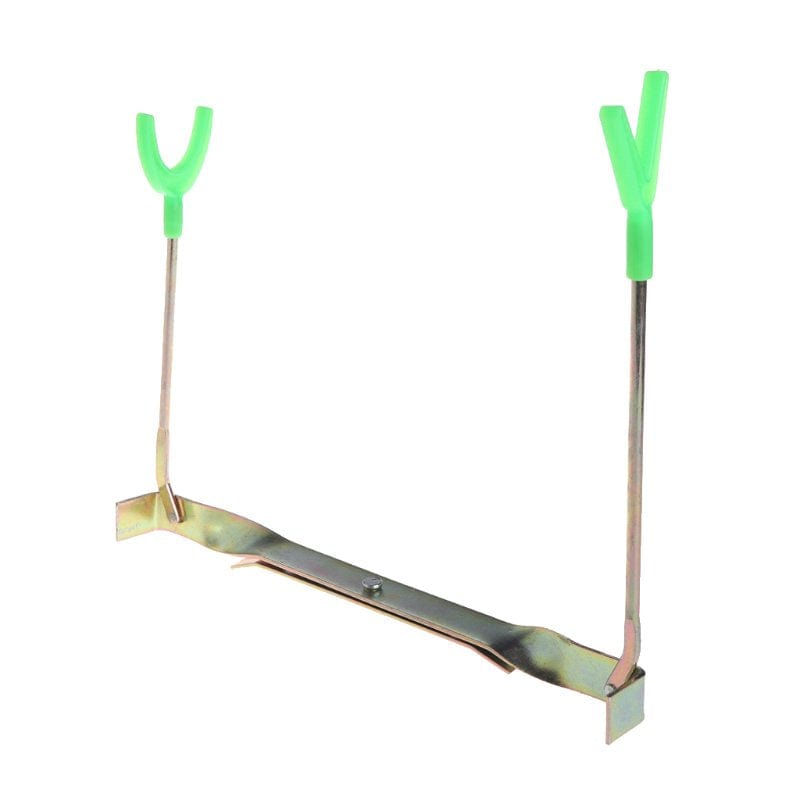 Ice Fishing Rod Holder 2 Rest Y Shape Folding Pole Dual Rotation Adjustable Rack