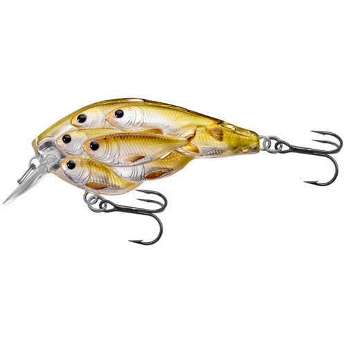 Yearling BB Squarebill,pearl/olive shad,4 - GhillieSuitShop