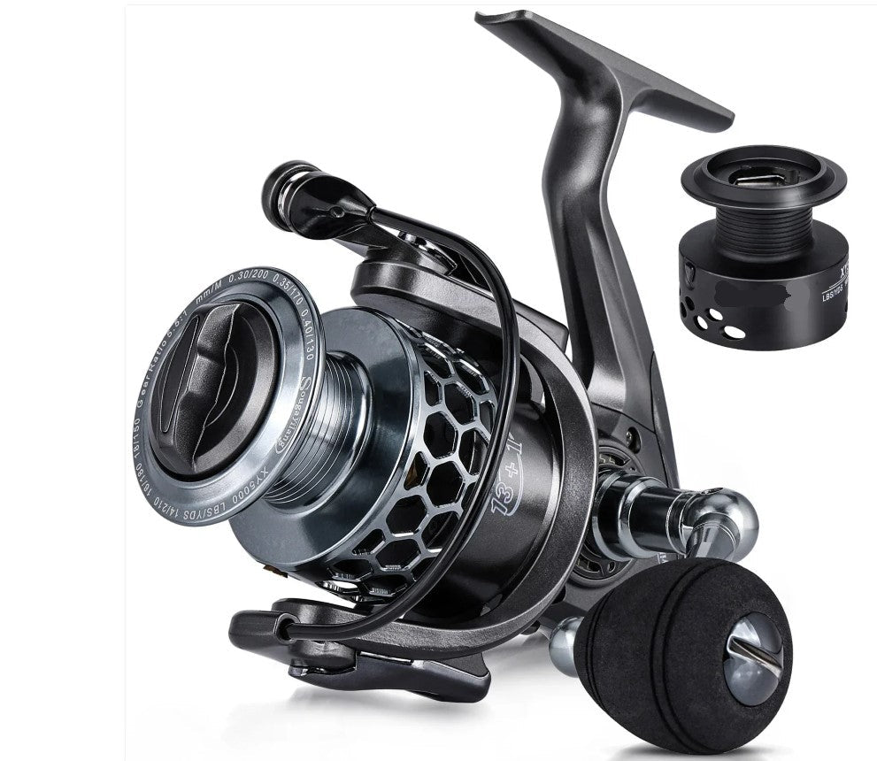 Spinning Fishing Reel High Speed Gear Aluminum Ultra Smooth Free Spool