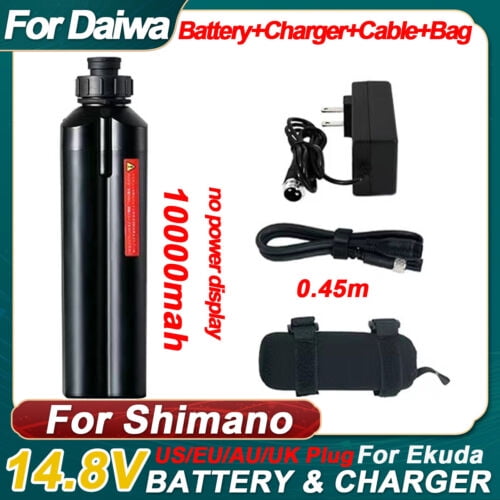 10000mAh For Daiwa Electric Fishing Reel Battery+Charger Tanacom 1000 LB 1200J