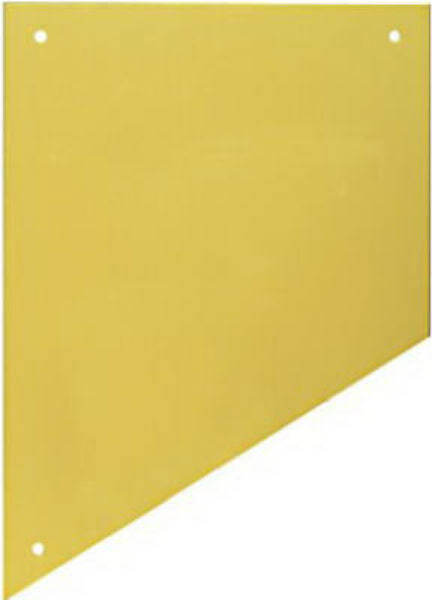 National Hardware® N244-079 Aluminum Kick Plate, 8" x 34", Bright Brass