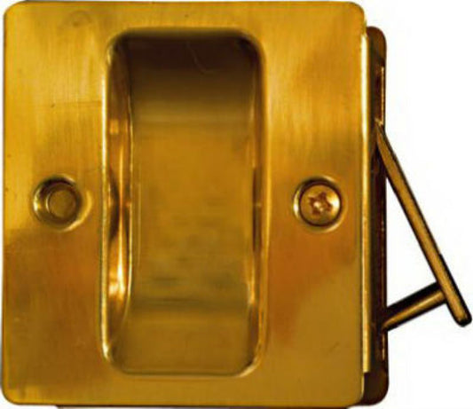 National Hardware® N216-069 Pocket Door Pull, Polished Solid Brass