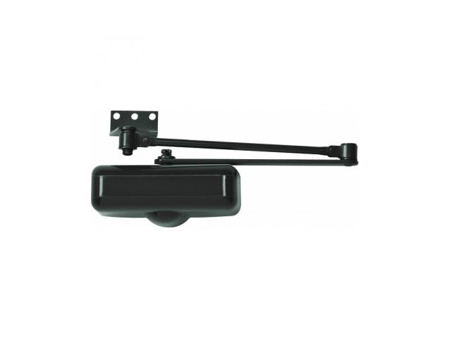 Tell DC100080 Residential Grade 3 Door Closer with Hold-Open, Brown