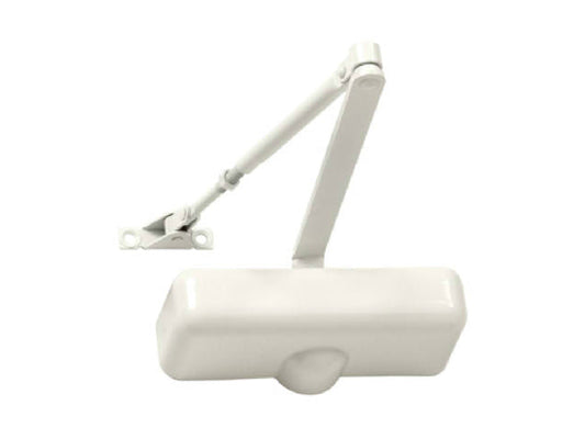 Tell DC100084 Residential/Light Commercial Grade-3 Door Closer, Ivory