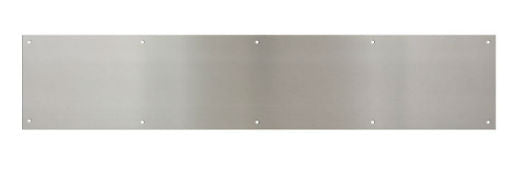 National Hardware® N325-407 Kick Plate, Satin Nickel, 6" x 30"