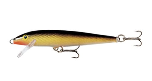 Rapala F09G Floating 09 Rap Lure, Gold, 3.50" Length