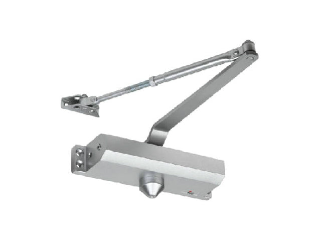 Tell DC100137 Commercial Grade 3 Door Closer, Aluminum Finish, Size 3