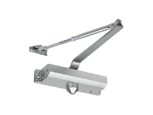 Tell DC100137 Commercial Grade 3 Door Closer, Aluminum Finish, Size 3