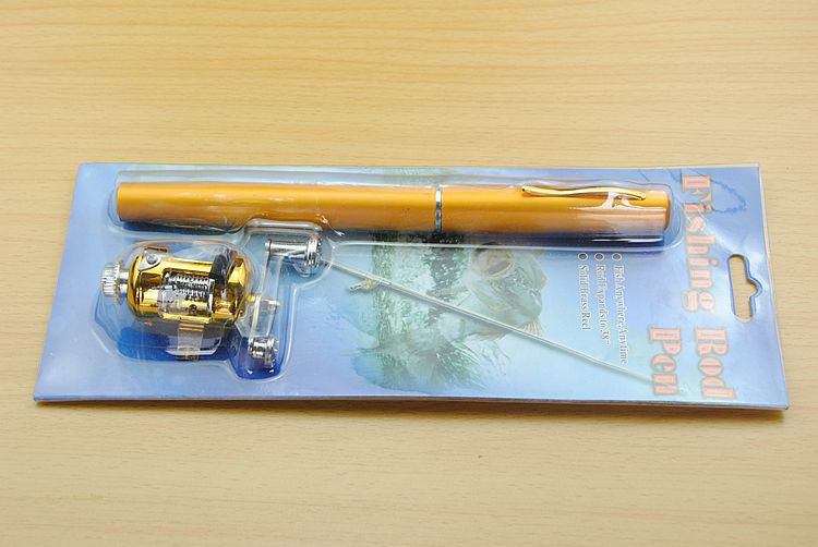 Telescopic drum pen rod fishing gear set - Blue Force Sports