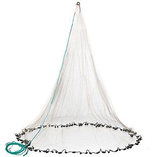 betts 6pm old salt mono cast net, 6-feet, 3/8-inch mesh, 1-pound lead per ft, boxed