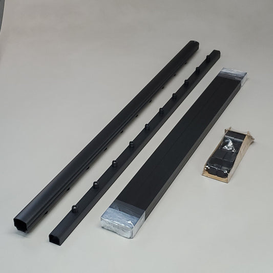 ULTRA MAX Aluminum Railing System MAX Adams 2-Rail 42"X48" Satin Black (New)