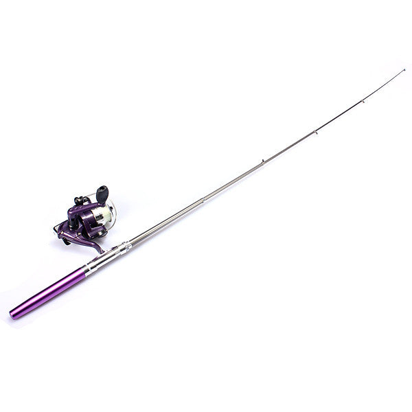 Mini Telescopic Portable Pocket Pen Fishing Rod Reel+Nylon Line set - GhillieSuitShop