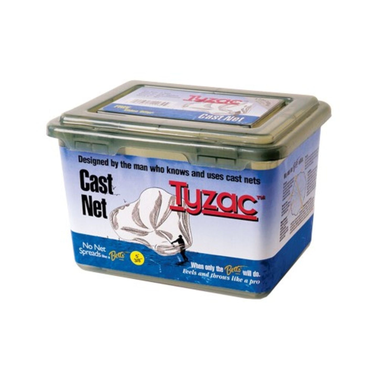 3/8 inch Mesh Betts Tyzac 6 foot Nylon Cast Net