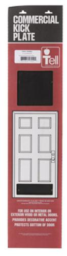 Tell DT100055 Commercial Kickplate, 6" x 30", Stainless Steel