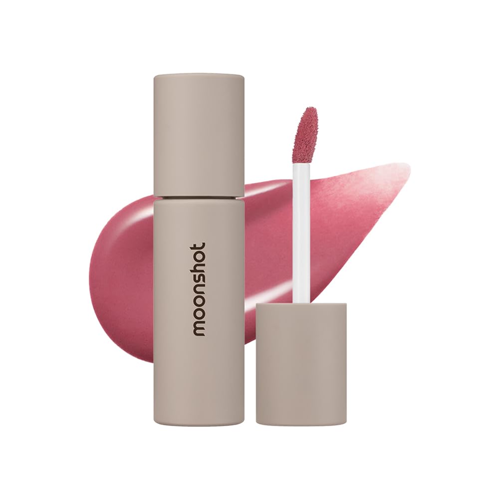 Moonshot KOREA Conscious Fit Mellow Lip Tint&Foundation Lip Stain Gift Set k-beauty Mother's Day Gifts for Mom (03 Pink Planet, 1)