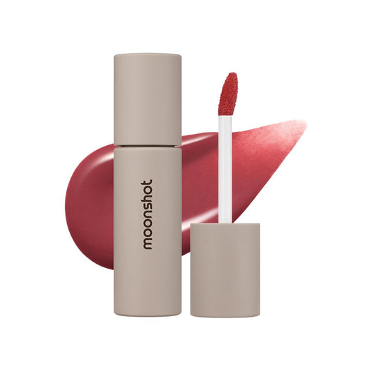 Moonshot KOREA Conscious Fit Mellow Lip Tint&Foundation Lip Stain Gift Set k-beauty Mother's Day Gifts for Mom (06 Supernova Red, 1)