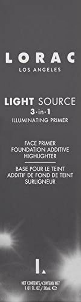 LORAC Light Source Illimunating 3 in 1 Primer, Dusk, 1.01 Fl Oz